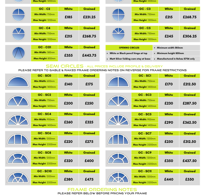 NEW 2023 Pricelists